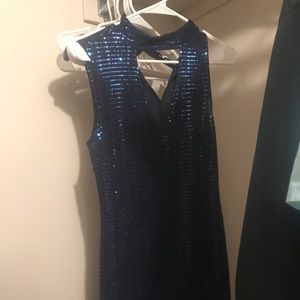 Sequined cocktail dress